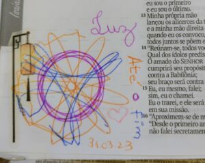 Meu primeiro bible journaling com crianças